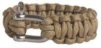 Браслет MIL-TEC із паракорду з дужкою 15 мм Coyote (16370305) РОЗМІР L