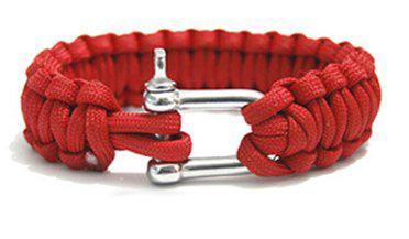 Браслет MIL-TEC із паракорду з дужкою 15 мм, Red (16370310) РОЗМІР L
