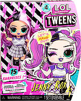 Кукла ЛОЛ Твинс Подростки Дженни Рокс Оригинал LOL Surprise Tweens Series 4 Fashion Doll Jenny Rox