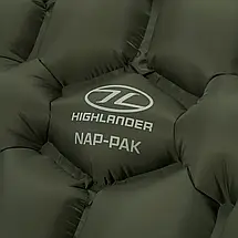 Надувний килимок Highlander Nap-Pak Inflatable Sleeping Mat 5 cm (Olive), фото 6