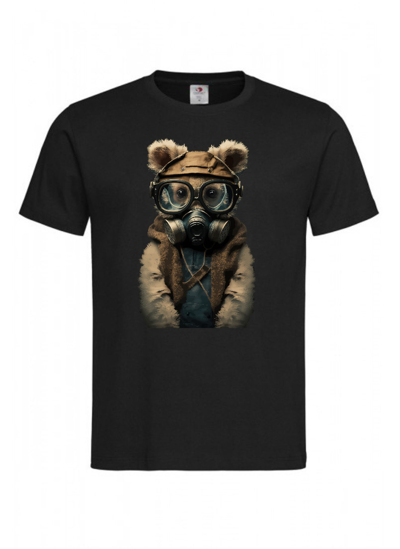 Футболка з принтом teddy bear toxic