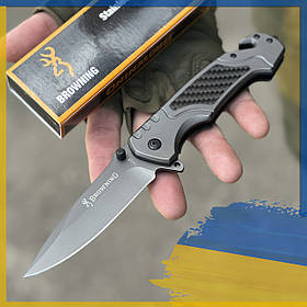 Складаний ніж фліпер Browning FA68 зі стропорізом, складаний ніж EDC з фліпером, розкладний ніж