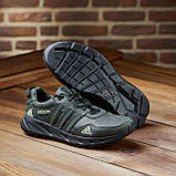 Якісні чоловічі кросівки Adidas Terrex з натуральної шкіри model-386, фото 4