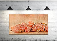 Картина на полотні на стіну для інтер`єру/спальні/прихожої DK Квіти 50х100 см (DKP50100-c788)