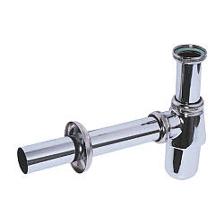Сифон для раковини латунний 11⁄4" × 32 мм WIRQUIN (9541206) tp