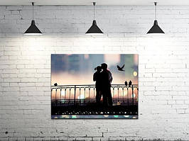 Картина на полотні на стіну для інтер`єру/спальні/прихожої DK Любов і голуби (DKP4560-l504)