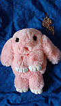 Плюшева сумка Зайчик корейський рожевий, фото 2