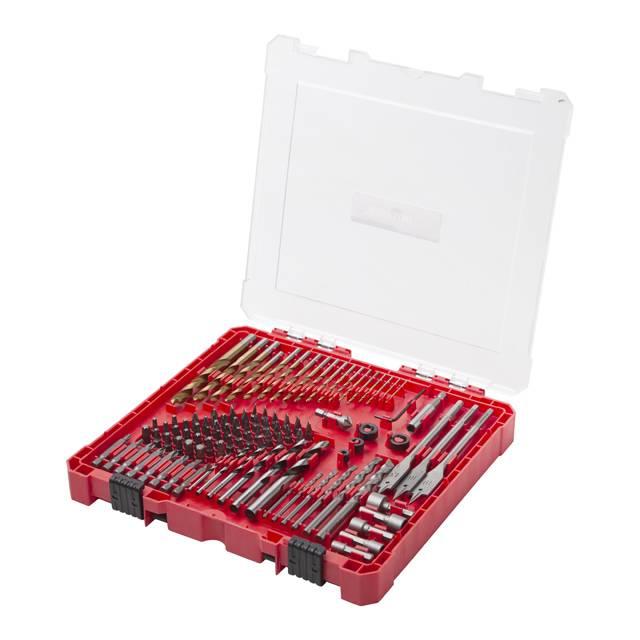 Набір свердел, дюбелів та біт INTERTOOL SD-0051 300 шт, свердла і дюбелі для кріплення, біти для викруток