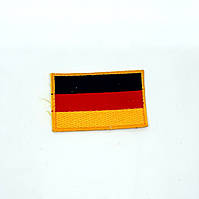 Нашивка вышитая "флаг Германии " 7 см х 4,5 см