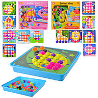 Мозаїка з великими фішками HC-128C-02, картки 6 шт., 2 різновиди