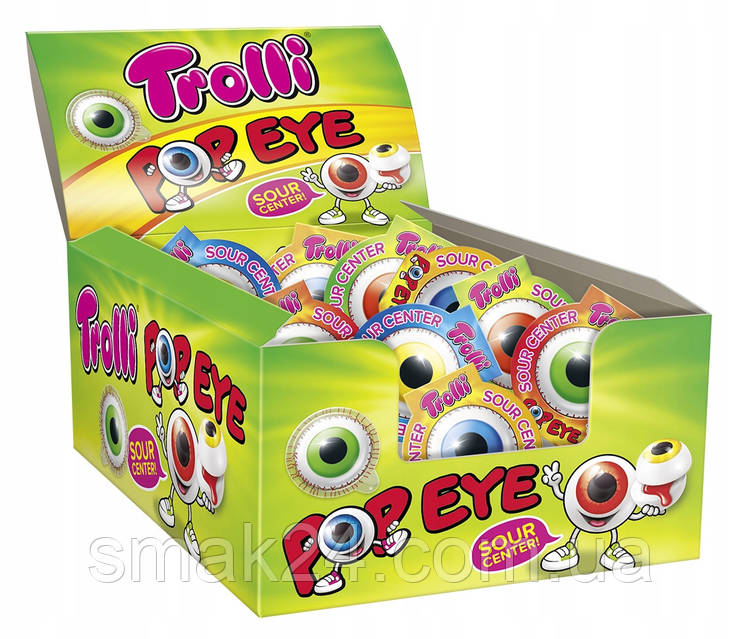 Желейные конфеты Глаза Trolli Pop Eye 18.8г Германия: продажа