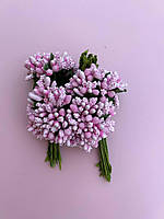 Тычинки розовые реалистичное и великолепное дополнение к шикарным букетам из мыльных цветов