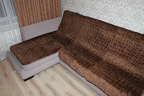 Велюрові покривала дивандеки на кутовий диван