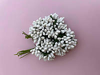 Тичинки біло-зелені реалістичне та чудове доповнення до шикарних букетів з мильних квітів