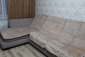 Велюрові покривала дивандеки на кутовий диван