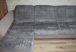 Покривала дивандеки на диван із лежаком комплект