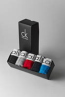 Набор мужских трусов Calvin Klein U45 | 3 штуки удобных боксерок Кельвин Кляйн в подарочной упаковке