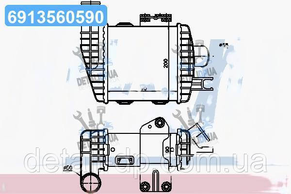 Iнтеркулер  Hyundai Tucson/Kia Sportage 05- (вир-во Nissens) 96661 UA1