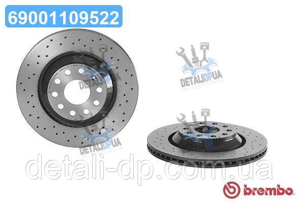 Диск гальмівний CITROEN JUMPY, FIAT SCUDO, PEUGEOT EXPERT 1.6 07 - передн. (вир-во BREMBO) 09.A235.20 UA1