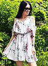 Квітковий літній легкий сарафан, Жіноча легка сукня на бретельках з воланами "Melada" 42-44,46-48,, фото 8