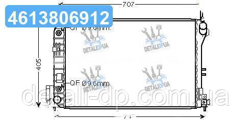 Радіатор Astra -H 1.4i / 1.8i 02/04-(AVA) OLA2362 UA1, фото 1