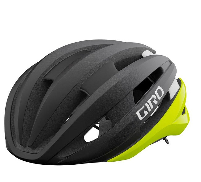 Велошолом Giro Synthe Integrated Mips II S (51-55см) матовий Чорний/зелений Art 7130707, фото 1
