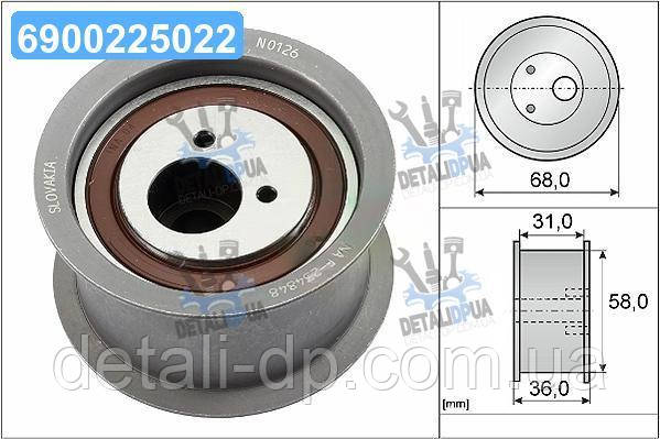 Натяжні ролики для легкових автомобілів (Вир-во INA) 544 0054 10 UA1, фото 1