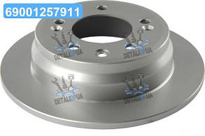 Диск гальмівний задній HYUNDAI I30 07-, IX35 10-, KIA CEED, SPORTAGE (вир-во Jakoparts) J3310519 UA1