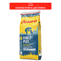 Сухой корм для беременных, щенков и собак-кормилиц JOSERA Family Plus 15кг