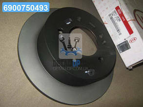 Диск гальмівний задній Kia Cerato/Soul 08- (вир-во Mobis) 584112K300 UA1