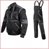 Летний костюм рабочий, комплект из куртки и комбинезона, спецовка, защитная рабочая форма
