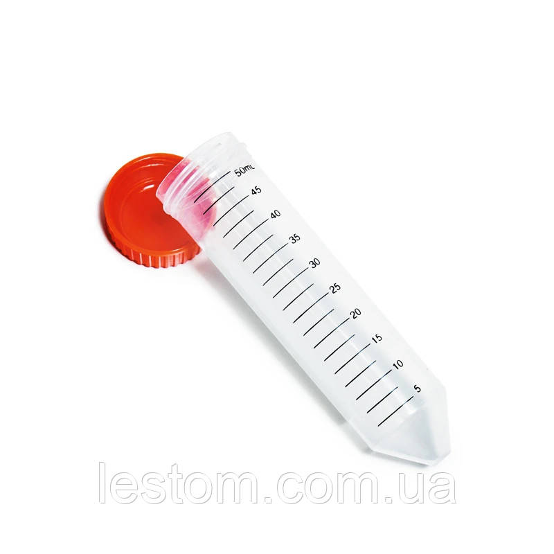 Пробірка конічна градуйована з кришкою "ВОЛЕС" тип Фалькон 50 мл (ПП) стерильна