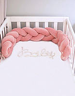 Защита в кроватку Бампер-коса Baby Veres Powdery 120х15 см 154.02.16
