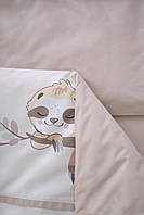 Змінний постільний комплект Baby Veres Lazy sloth NEW для ліжечка 120х60 см 154.7.07.1, фото 3