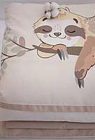 Змінний постільний комплект Baby Veres Lazy sloth NEW для ліжечка 120х60 см 154.7.07.1, фото 6