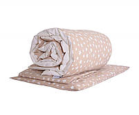 Змінна постіль в ліжечко 120х60 см Baby Veres Flannel stars beige new 3 одиниці 154.5.04.1, фото 6
