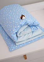Змінна постіль в ліжечко Baby Veres Stars blue спальне місце 120х60 см 153.5.008, фото 4