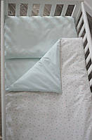 Змінна постіль в ліжечко Baby Veres Stars mint спальне місце 120х60 см 153.5.006, фото 3