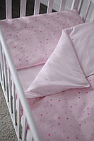 Змінна постіль в ліжечко Baby Veres Stars pink спальне місце 120х60 см 153.5.005, фото 3