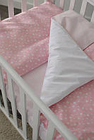 Змінна постіль в ліжечко Baby Veres Stars pink спальне місце 120х60 см 153.5.005, фото 4