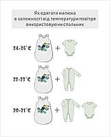 Спальник для немовлят Baby Veres Uni beige 0-9 місяців 125.15, фото 9