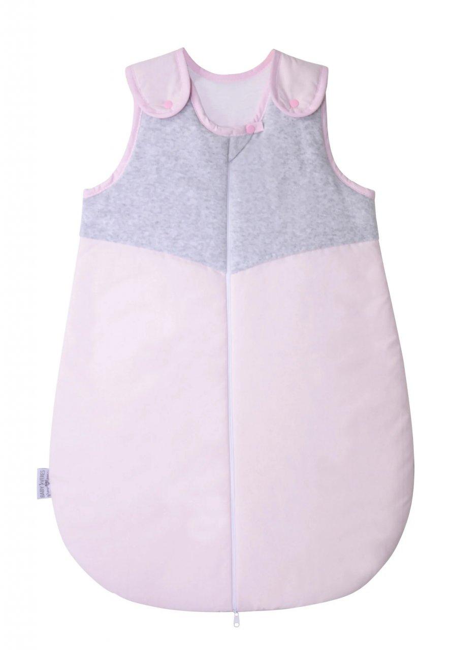 Cпальник для дівчинки Baby Veres Girl Рожевий з сірим 56-74 см 125.14