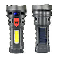 Ліхтарик-ручний "X-Balong" BK-822T, пластик, 4 режима, USB, сонячна панель