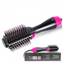 Фен 3в1 One step Hair Dryer 1000 Вт | Стайлер для укладання волосся Щітка, що обертається | Повітряний стайлер для волосся | Фен,
