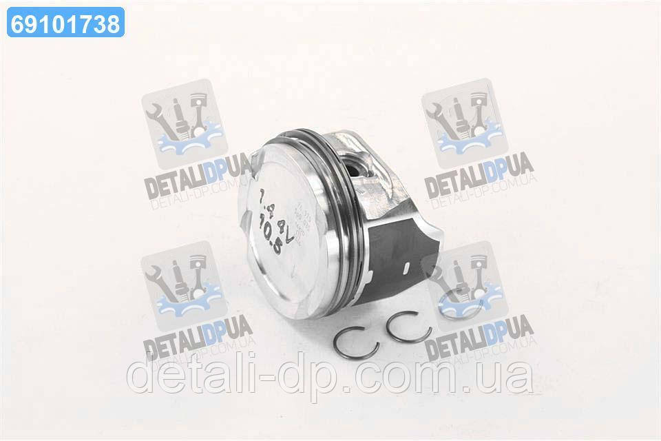 Поршень з кільцями VAG 77,01 1.4i 16V 97- (вир-во Mahle) 030 89 02 UA1, фото 1