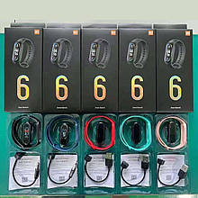 Фітнес браслет FitPro Smart Band M6 (смарт годинник, пульсоксиметр, пульс). KI-899 Колір: чорний