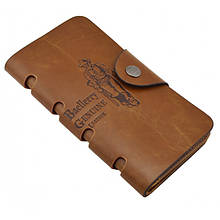 Чоловіче портмоне Baellerry Genuine Leather COK10. XG-916 Колір: коричневий