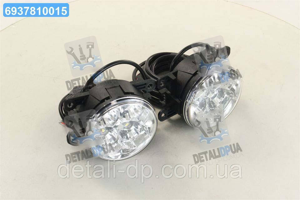 Фари DRL LED кпл. лев.+пра. 12/24V 2*3W (вир-во Magneti-Marelli) LAQ010 UA1, фото 1