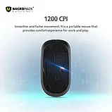 Мишка MICROPACK MP-702W (без дротова) Black, фото 7