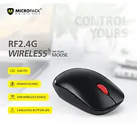 Мишка MICROPACK MP-702W (без дротова) Black